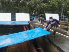 沉淀池中斜管填料要怎么快速清洗？