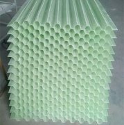 玻璃鋼斜管填料的處理工藝及效果。